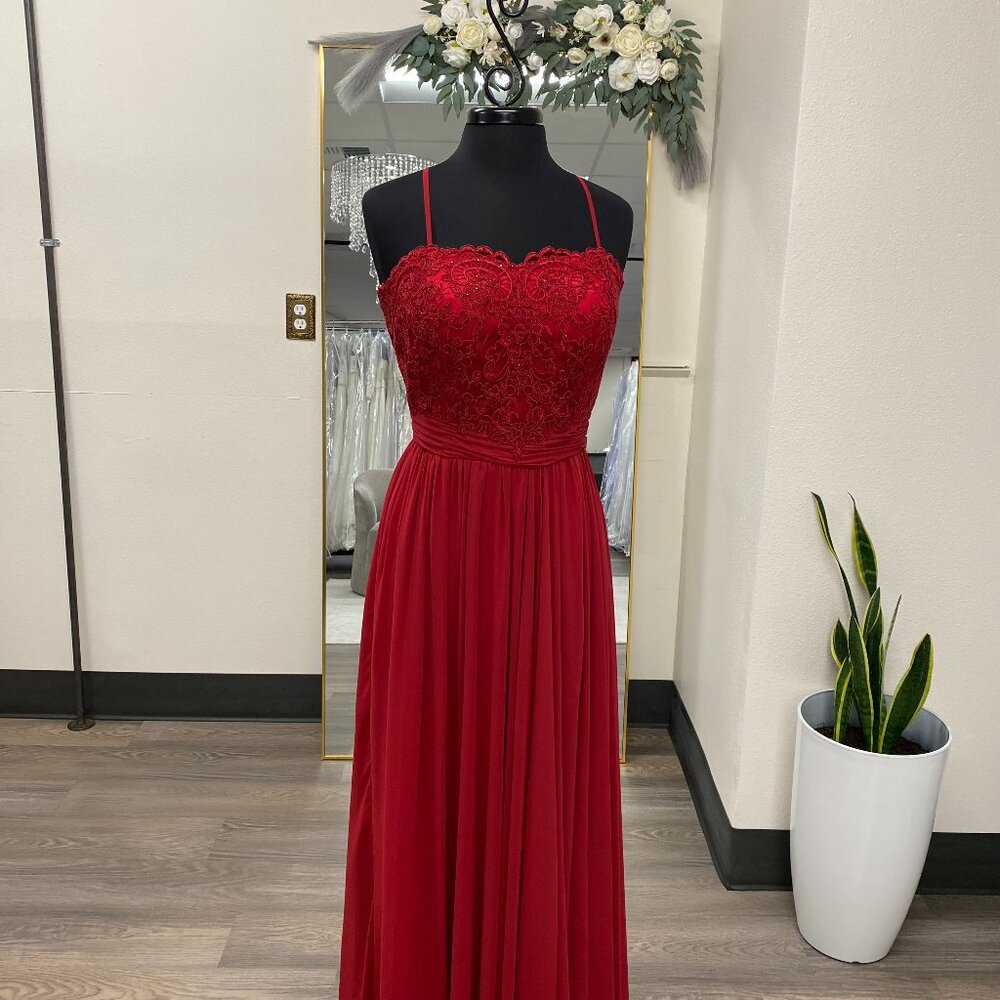 Burgundy Long Flowy Dress
